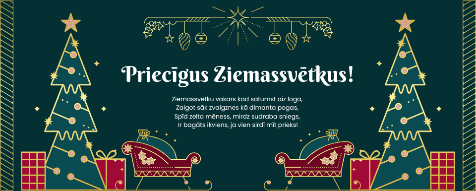 Priecīgus Ziemassvētkus!